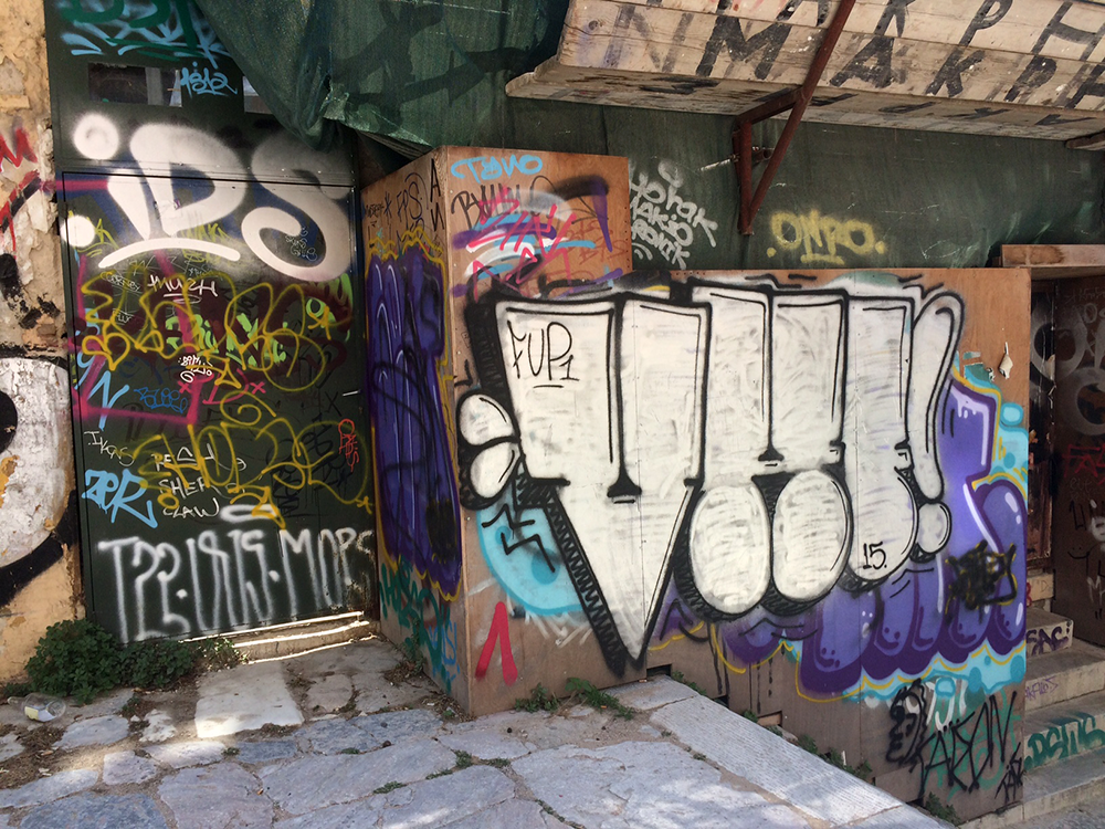 Graffiti In Athens, Greece