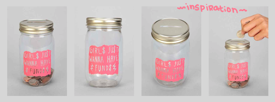 Girls Just Wanna Have Funds Mason Jar