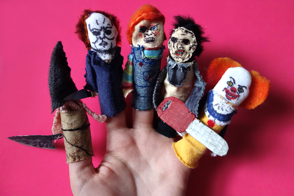 Horror Movie Finger Puppets