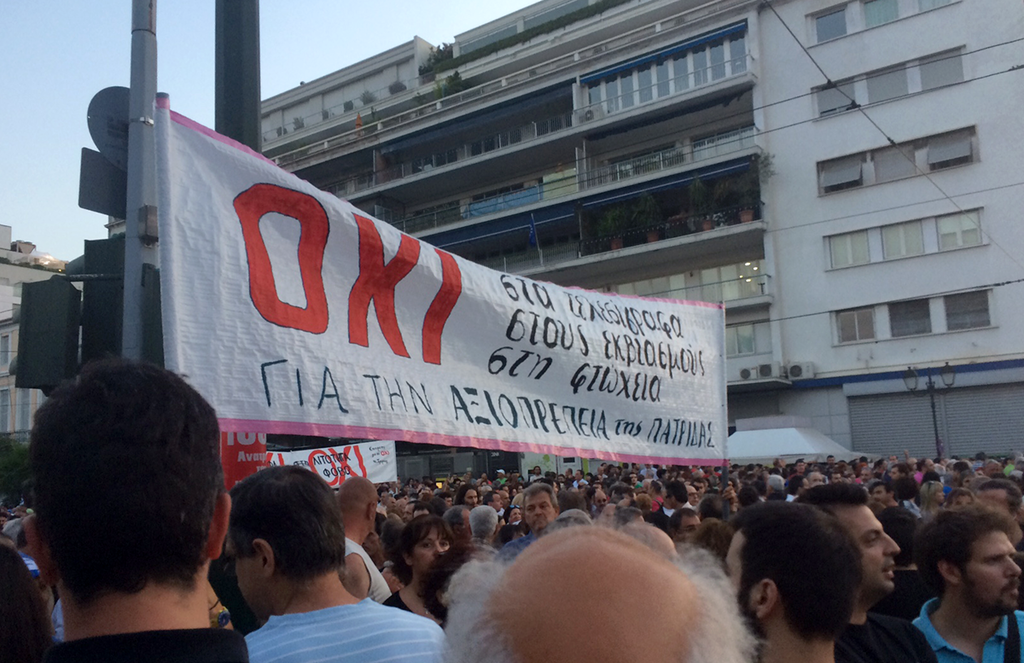 Protest In Athens, Greece
